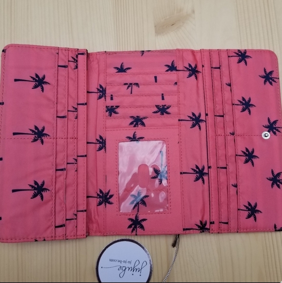 Ju-Ju-Be tri-fold wallet with palm trees - Picture 3 of 4